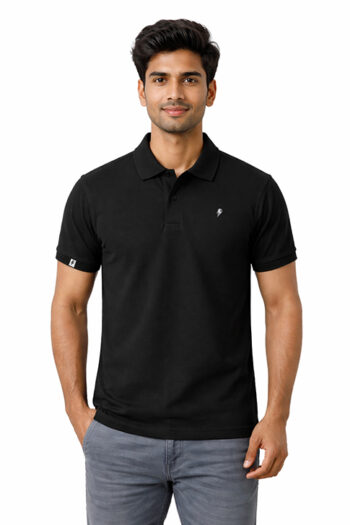 Smart Polo T-shirt - Black