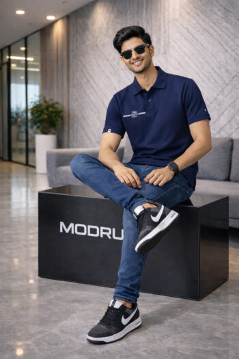 Smart Polo T-shirt - True Navy