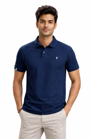 Smart Polo T-shirt - True Navy